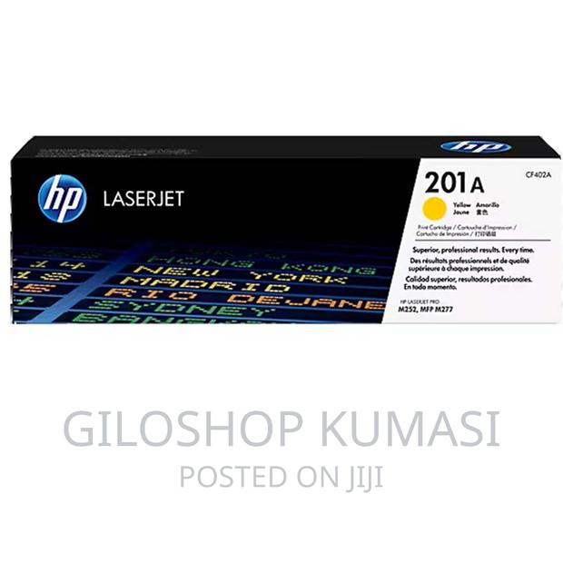 Hp 201a Yellow Original Laserjet Toner Cartridge Cf402a · Photo 1