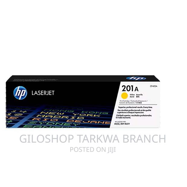 Hp 201a Yellow Original Laserjet Toner Cartridge Cf402a · Photo 1