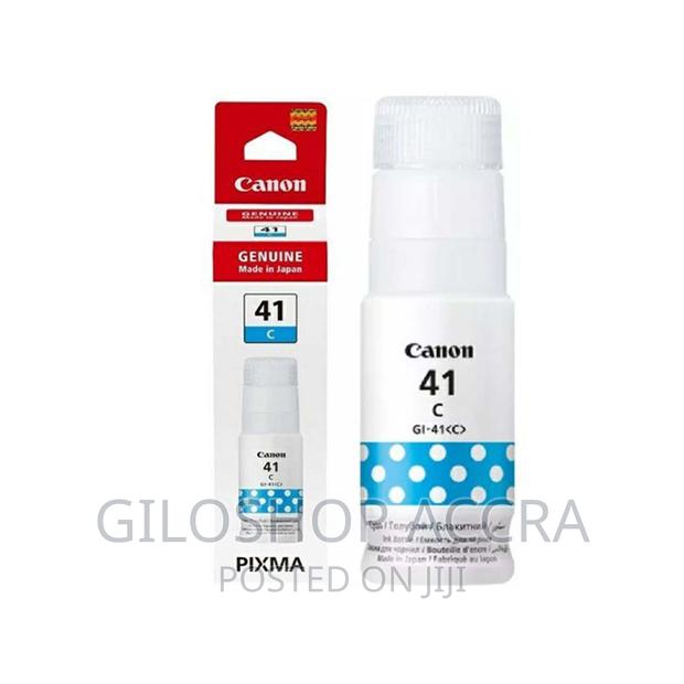 Canon Original Ink Cartridge Gi-41 Cyan · Photo 1