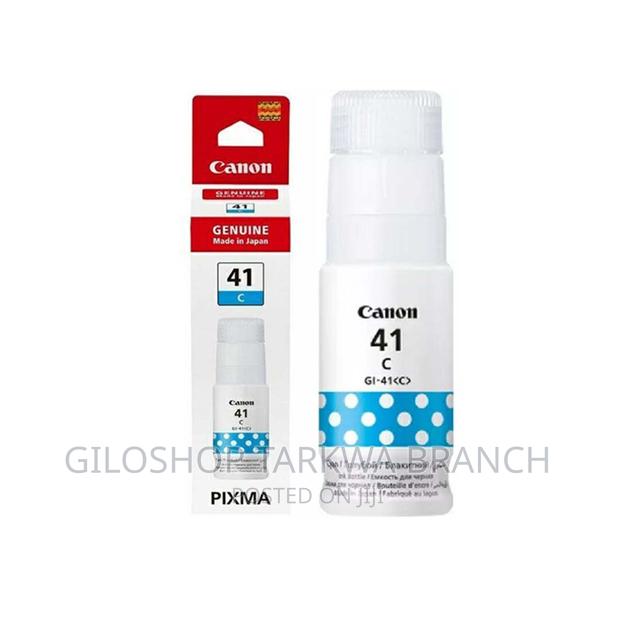 Canon Original Ink Cartridge Gi-41 Cyan · Photo 1