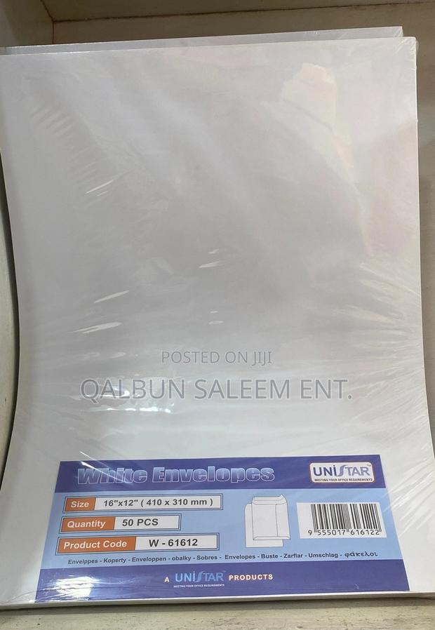A3 White Envelope 80gms 50 Pieces In A Pack 410mm X 310mm · Photo 1
