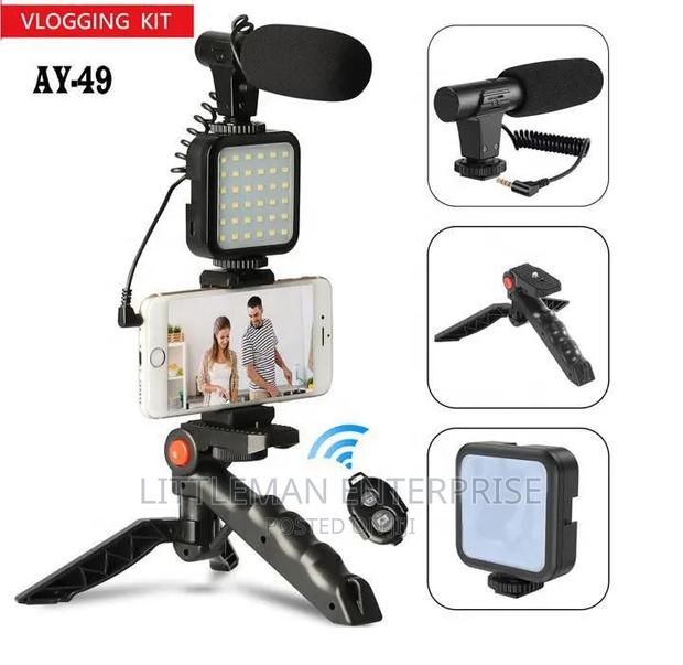 Microphone Light for Video Live Streaming Vloging Kit · Photo 1