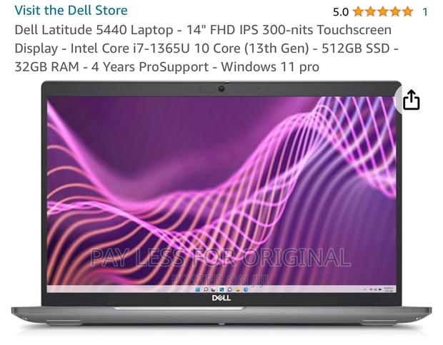 New Laptop Dell Latitude 5440 32GB Intel Core I7 SSD 512GB · Photo 3