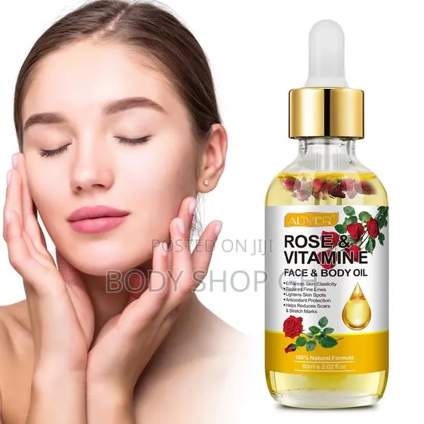 Rose and Vitamin E Face + Body Oil · Photo 1