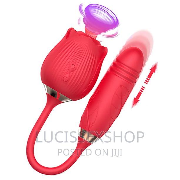 2 in 1 Rose Sucker Vibrator · Photo 1