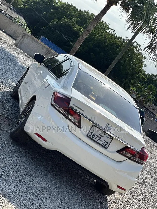Honda Civic EX 4dr Sedan (1.8L 4cyl CVT) 2014 White · Photo 1