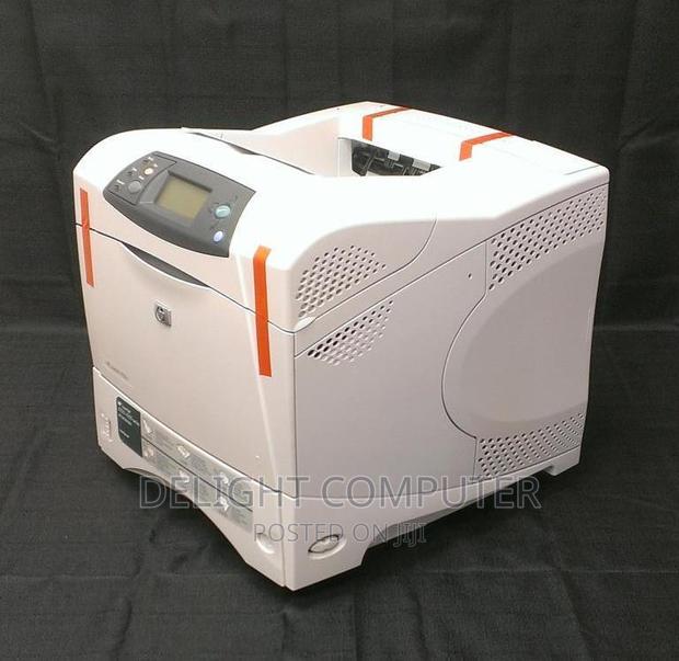 HP Laserjet 4350n Black and White Printer · Photo 1