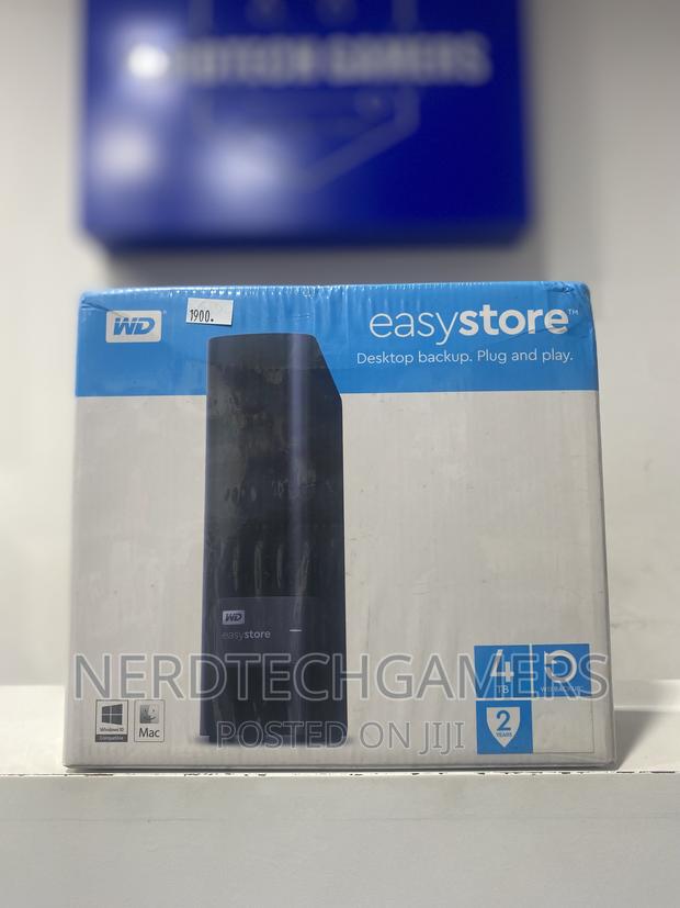 WD - Easystore 4TB External USB 3.0 Hard Drive - Black · Photo 1