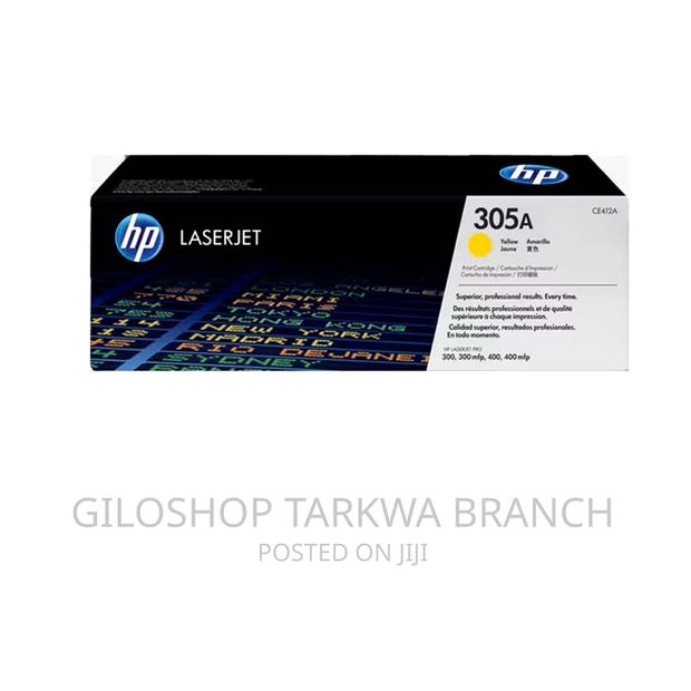 Hp 305a Yellow Original Laserjet Toner Cartridge, Ce412a · Photo 1