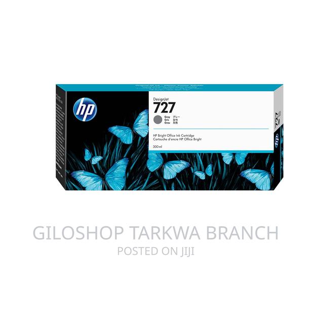 HP 727 300-Ml Gray Designjet Ink Cartridge, F9J80A · Photo 1