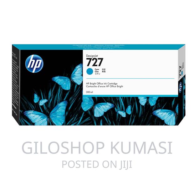 HP 727 300-Ml Cyan Designjet Ink Cartridge, F9J76A · Photo 1