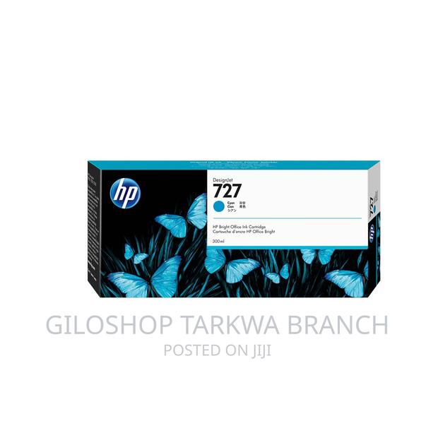 HP 727 300-Ml Cyan Designjet Ink Cartridge, F9J76A · Photo 1