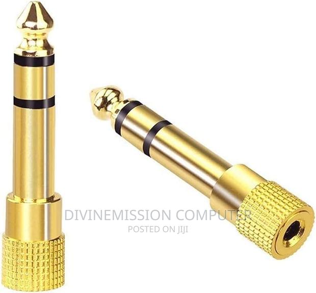 Aux Converter, 3.5mm Female to Male Converter 6.35mm · Photo 1