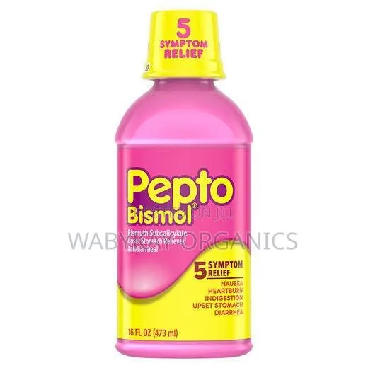 Pepto Bismol Liquid and Caps · Photo 1