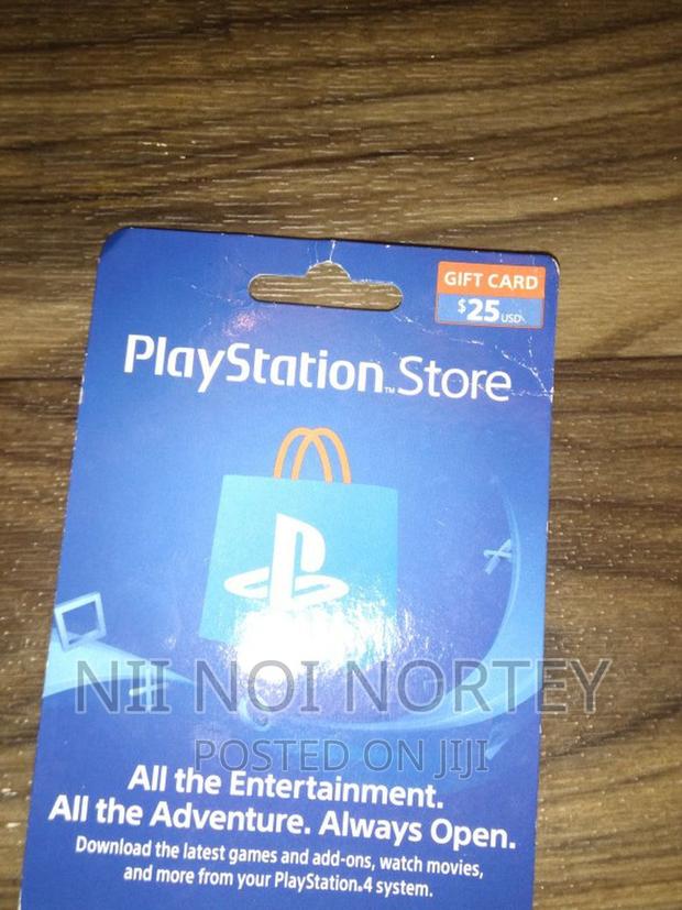 25$ Playstation Gift Card · Photo 1