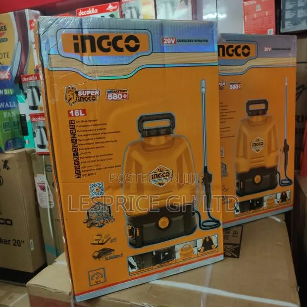 Top Rated 20v Cordless Knapsack Sprayer With 16l Tank From Ingco · Photo 1