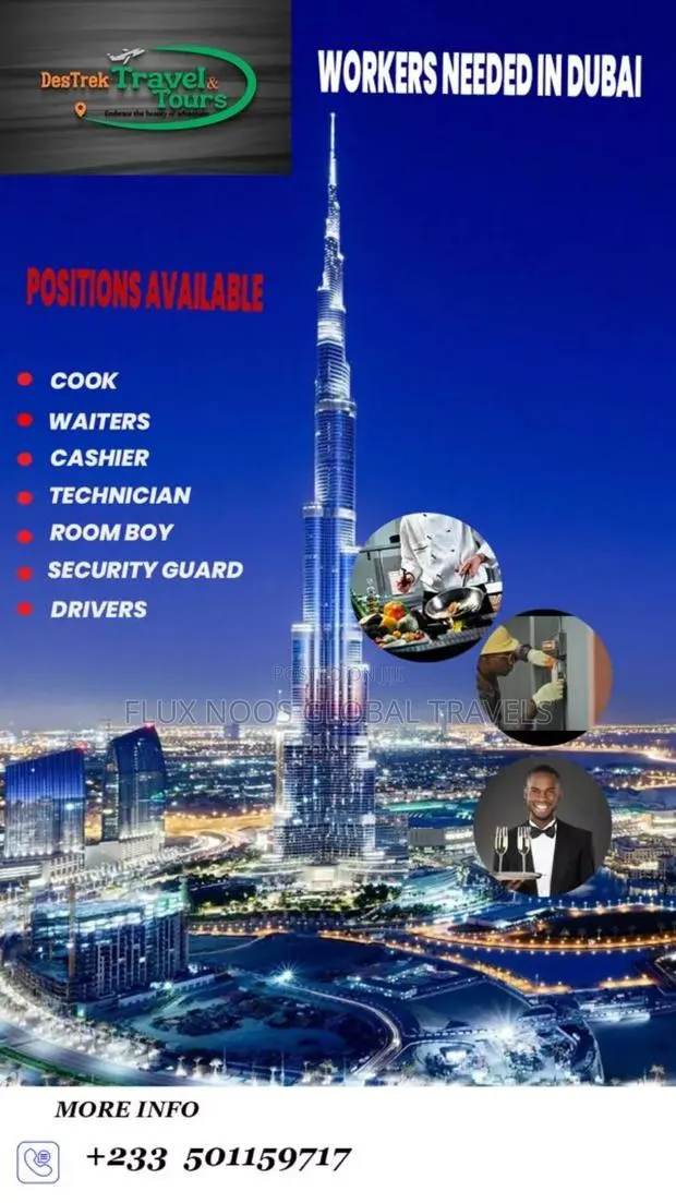 Dubai Direct Employment Available in One Week. · Photo 1