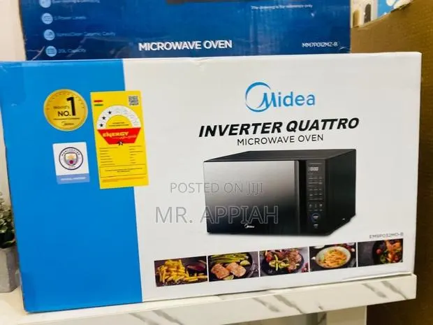 Get Sleek Midea 30Liters Countertop Microwave(Blacl). · Photo 1