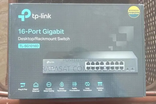 Tplink Tl-sg1016d 16 Port Gigabit Switch · Photo 1