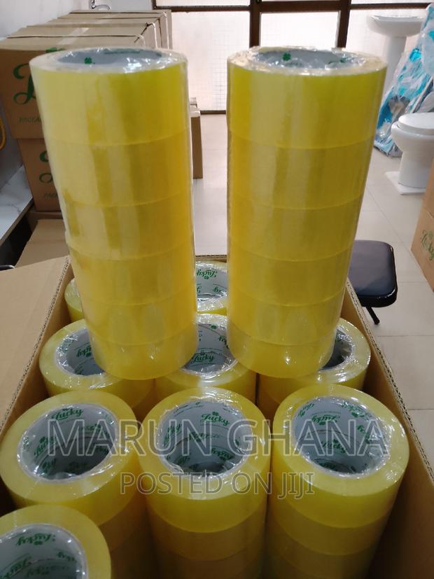 Bopp Packaging Cello Tape Yellow - 45mm × 100 MTR - PCS 72 · Photo 1