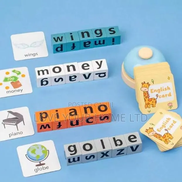 Educational Learning Toy With Letter Blocks Bell · Photo 2