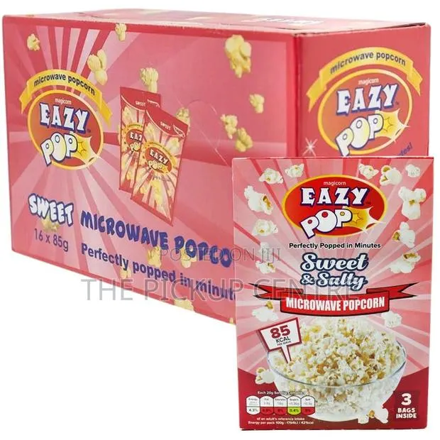Eazy Pop Microwave Popcorn Magicorn 85g (Sweet, Pack of 1) · Photo 1