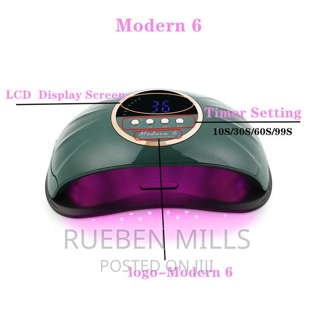 New Modern 6 UV LED Lamp Nails Dryer Machine Green · Photo 3