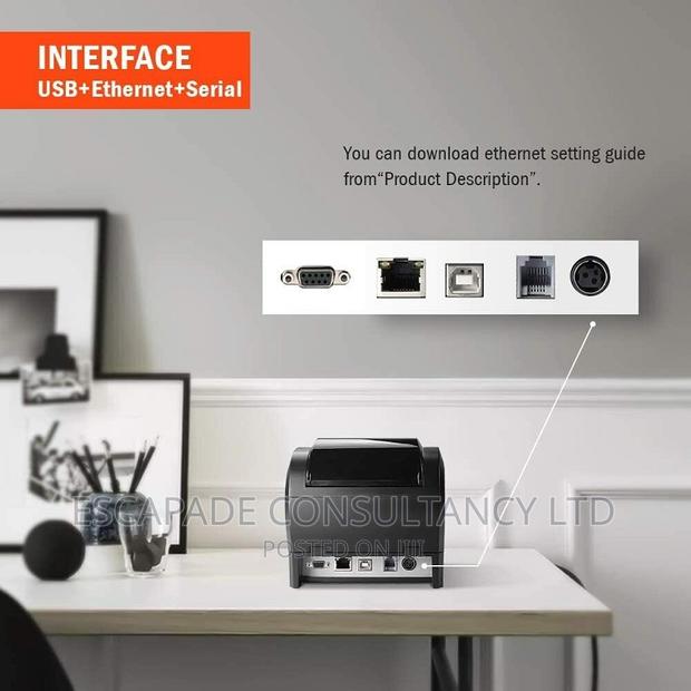 Thermal Receipt Printer Usb+Lan+Serial (Ocom) 300mm / Sec Sp · Photo 6