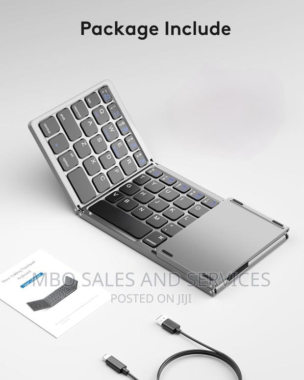 Foldable Portable Wireless Keyboard With Touchpad · Photo 2