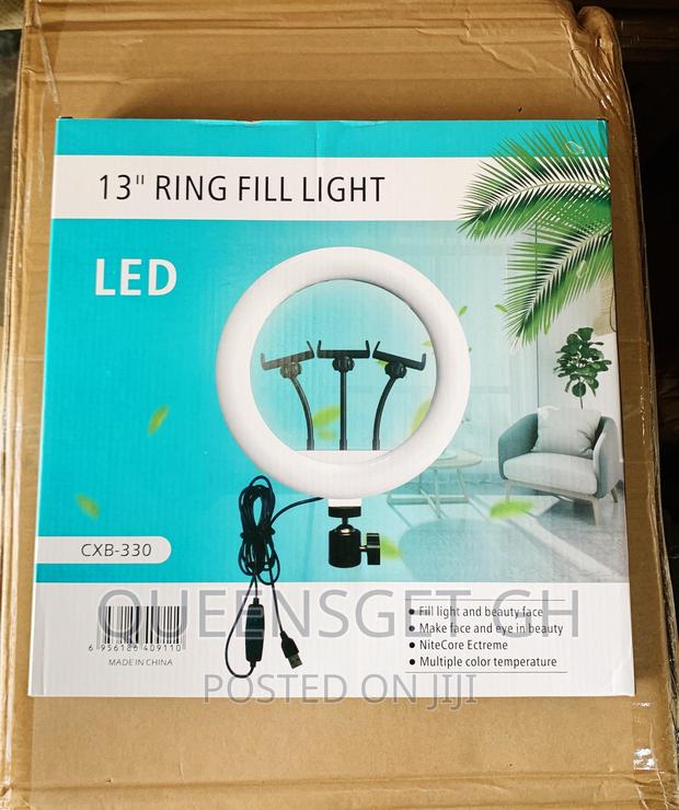 13 Inches Ring Light + Stand · Photo 2