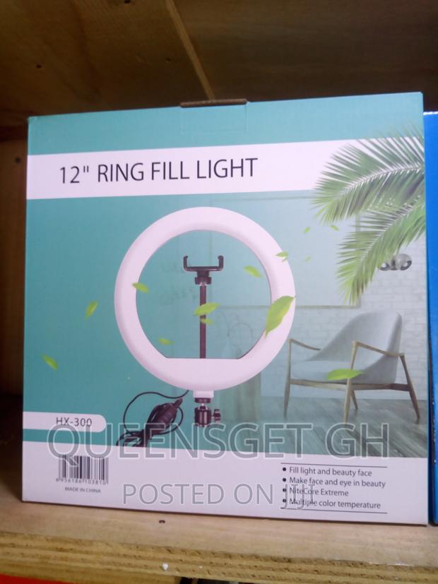 12 Inches Ring Light + Stand · Photo 2