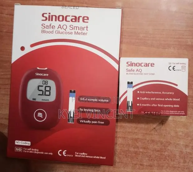 Sinocare Glucometer With 50 Strips and 50 Lancet · Photo 1