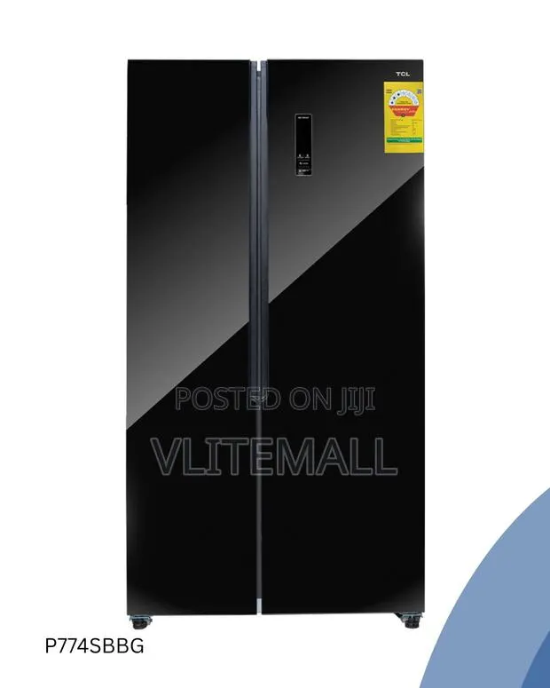 TCL 595l Side by Side Refrigerator P774sbbg · Photo 1