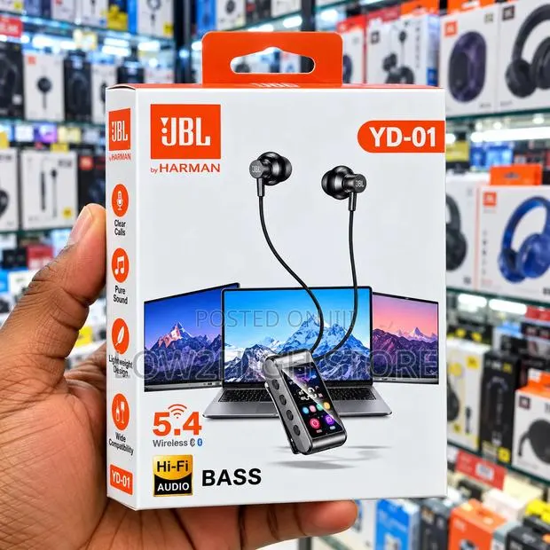 YD-01 Clip-on Bluetooth Neckband Earphones - Low2High · Photo 1