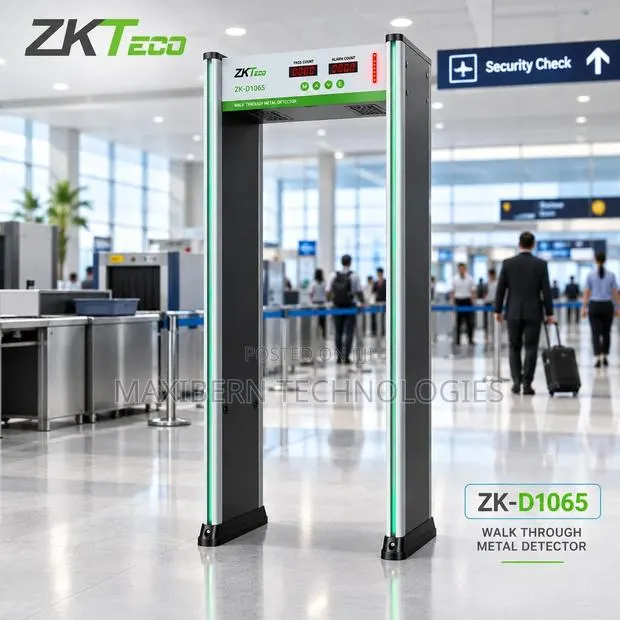 ZKTeco ZK-D1065 6-Zone Walk Through Metal Detector · Photo 1