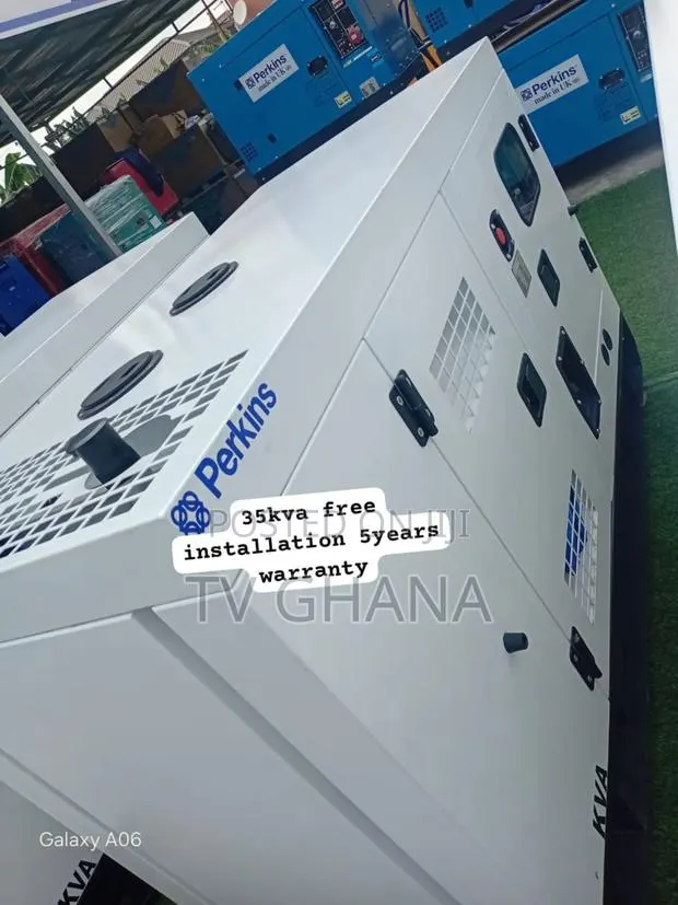 Silent 35kva Perkins Generator – Ideal for Homes Shop · Photo 1