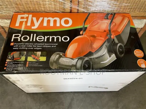 Flymo Rollermo 1000w Electric Rotary Lawn Mower · Photo 1