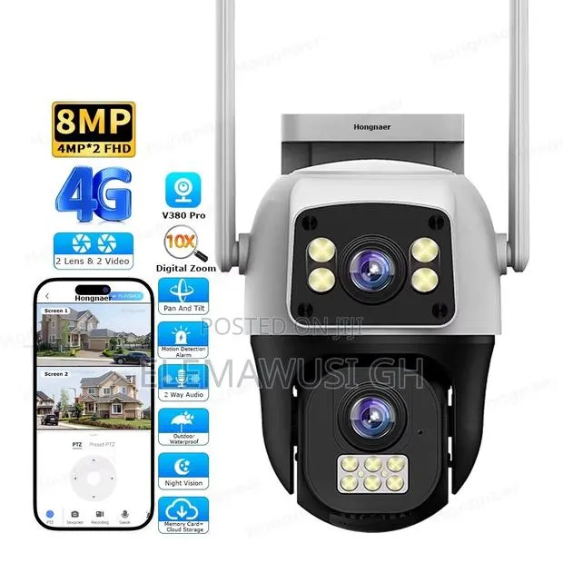 V380 Pro 4K Dual-Lens PTZ Security Camera · Photo 1