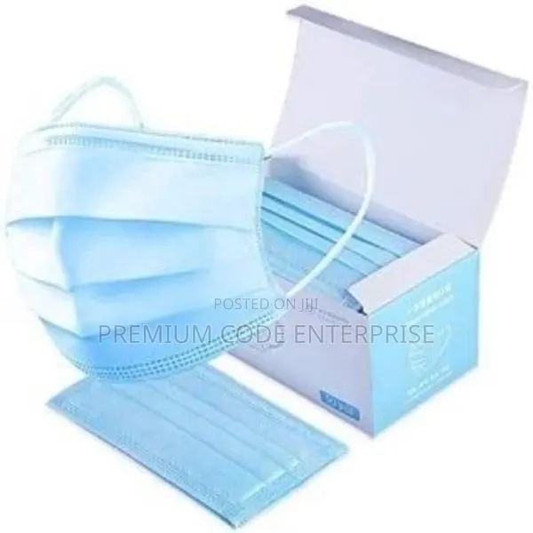 Disposable Nose Mask Blue Pack, 50pcs/Pack · Photo 1
