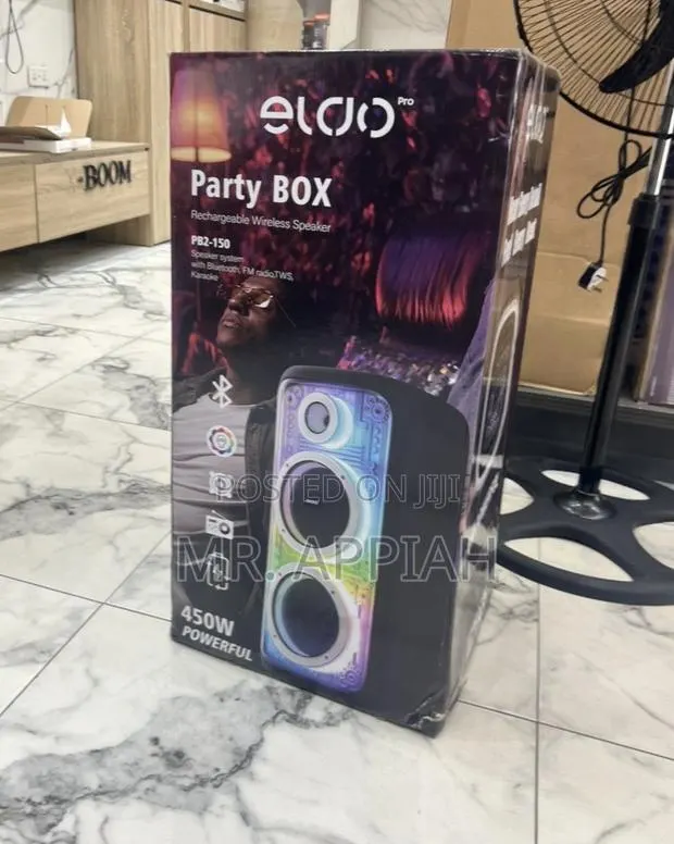 Purchase Original Eldo Pb2-150 Double 8" Rechargeable Speaker(450w) · Photo 1
