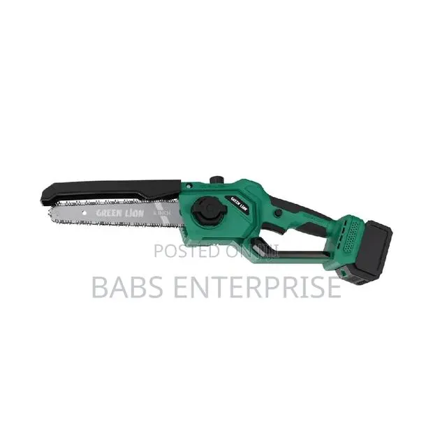 Green Lion GES-8 Brushless Cordless Electric Chainsaw – Green · Photo 1