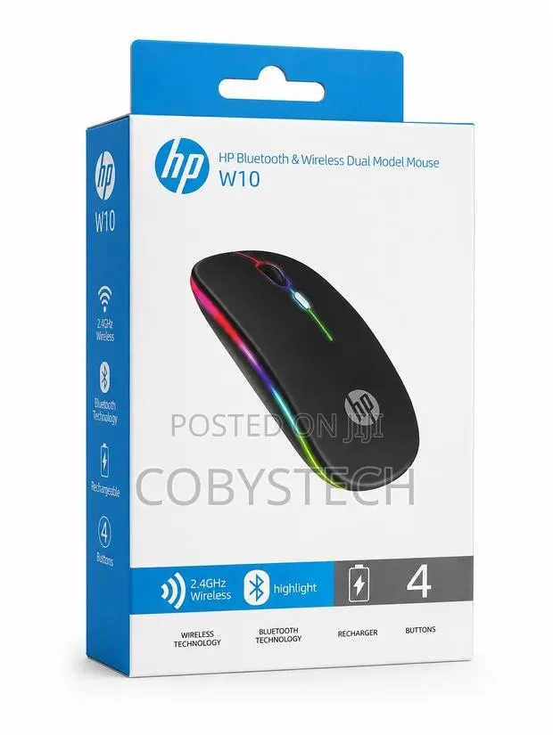 HP W10 Bluetooth Wireless Dual Mode Mouse · Photo 1