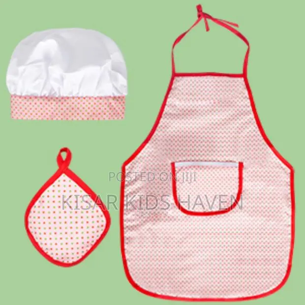 Cute Apron With Cap, Small Napkin 2 to 6years · Photo 1