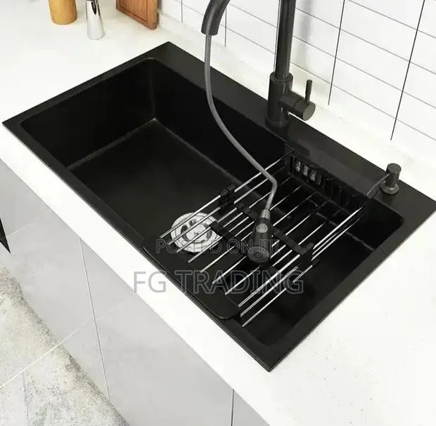 Black Sink - Kitchen Sink - Complete Single Bowl · Photo 1