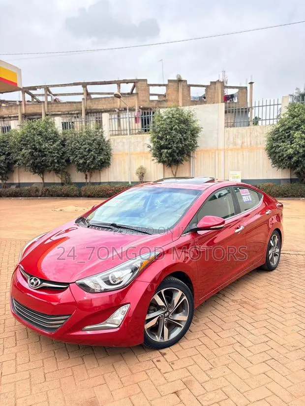 Hyundai Elantra Limited 4dr Sedan (1.8L 4cyl 6A) 2015 Red · Photo 1