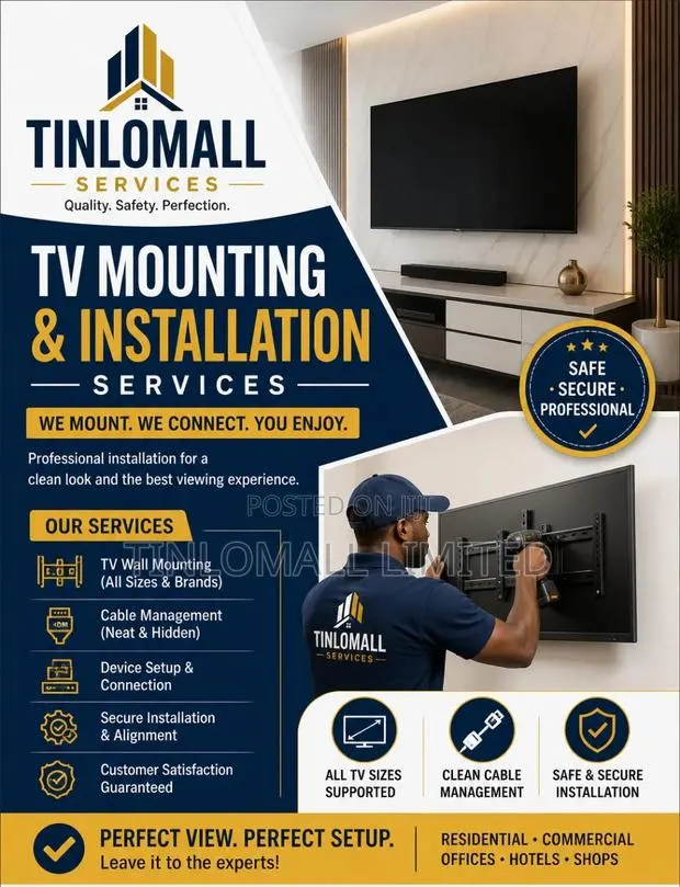 All Types of TV Mounting and Installation Services · Photo 1