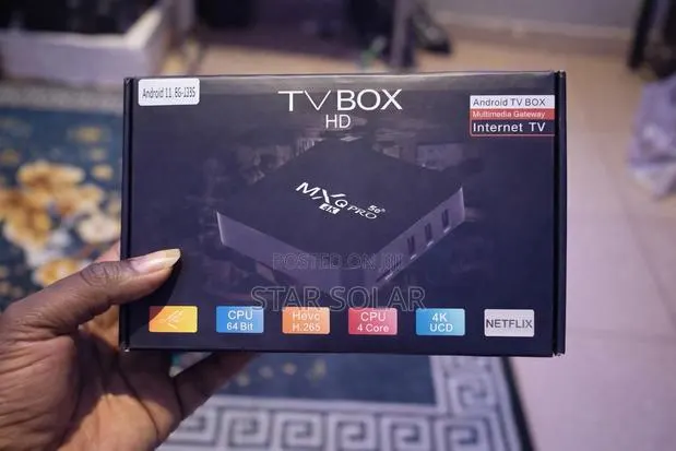 MXQ Pro 5g Tv Box, Fast Wi-Fi, 128gb Rom 8gb Ram · Photo 1