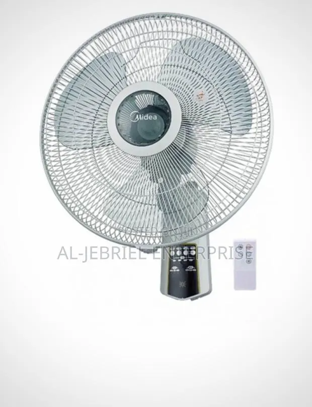 Midea 16” Remote Control Wall Fan · Photo 1