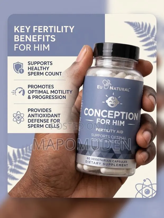 EU Natural Conception for Him (60 Caps) Male Fertility Support · Photo 1