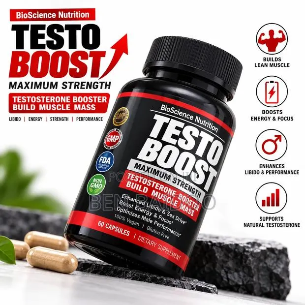 Testoboost Supplement (Boost Energy & Focus) · Photo 1
